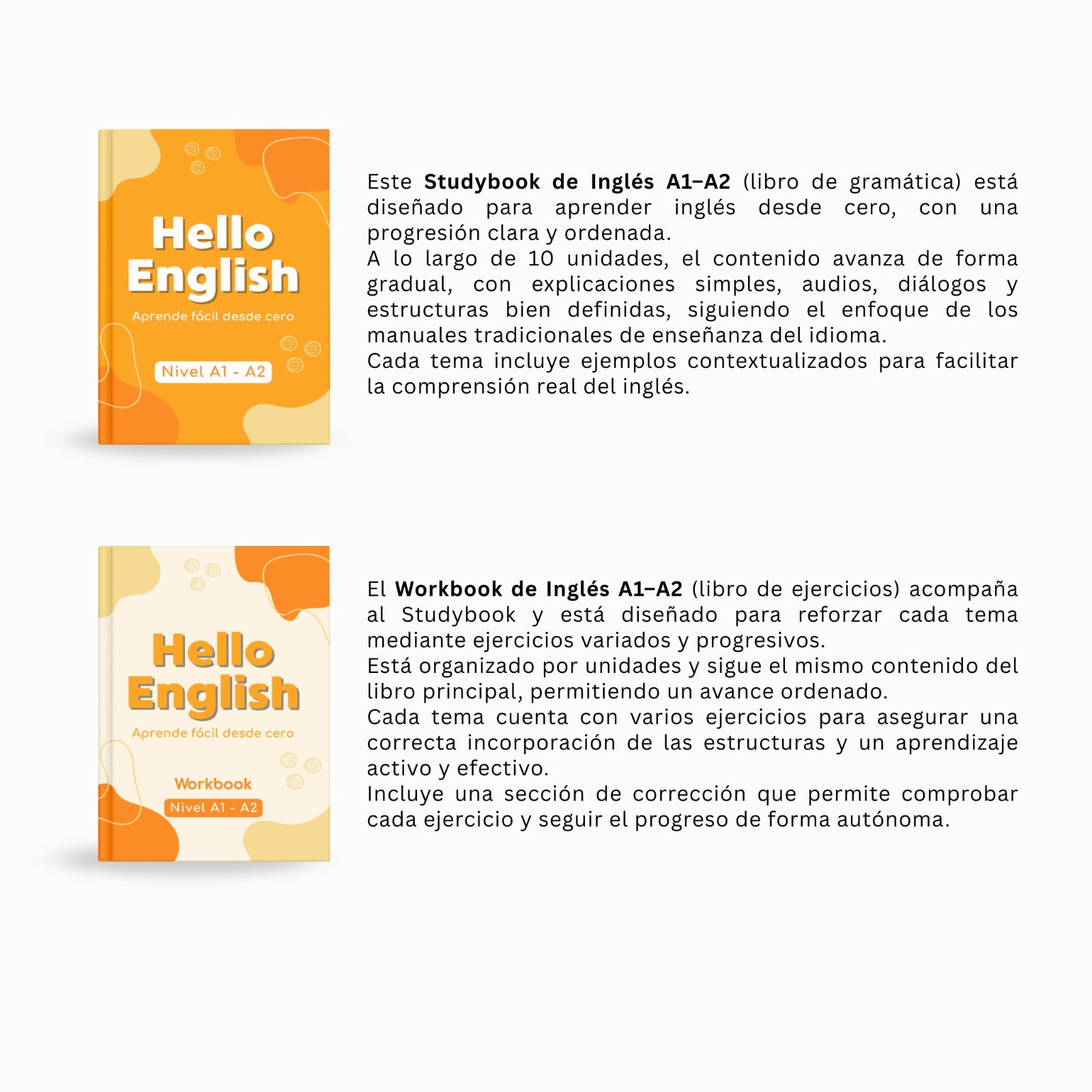 Hello English – Pack Inglés Esencial (A1–A2)